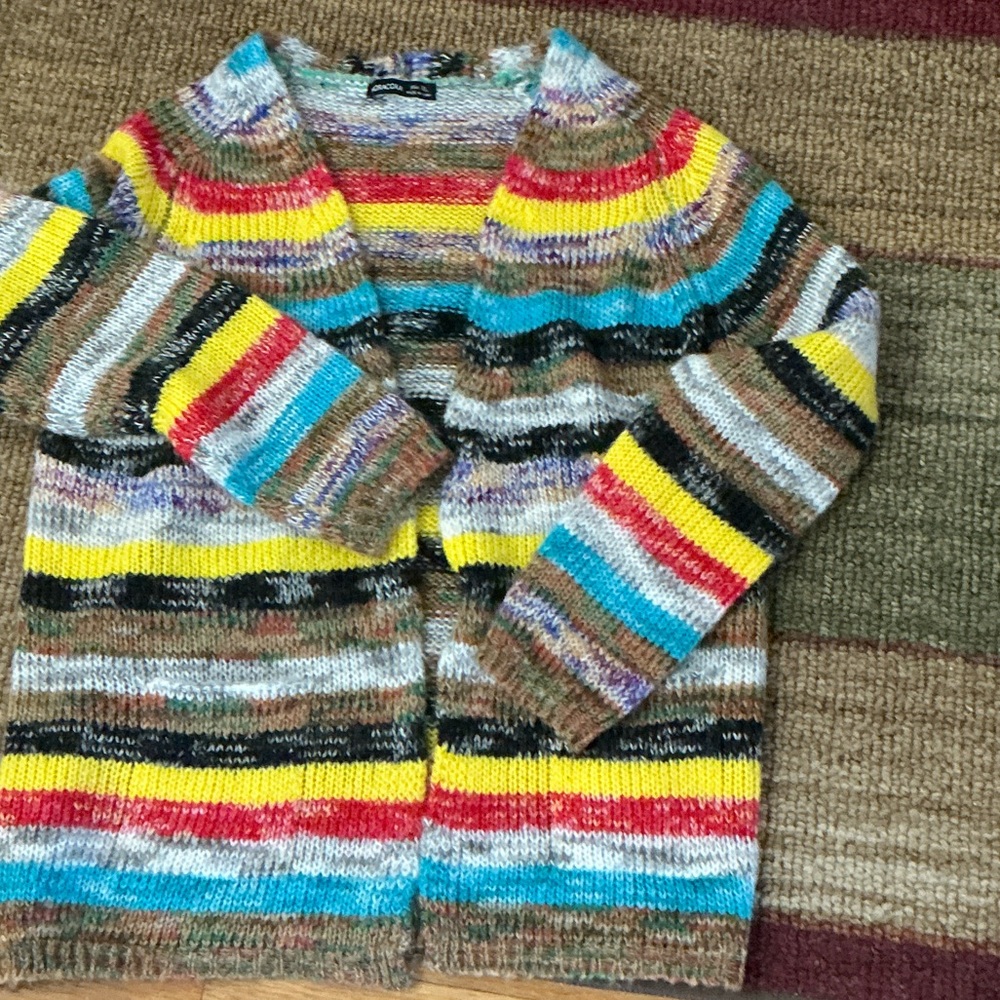 Noracora Y2K colorful striped sweater